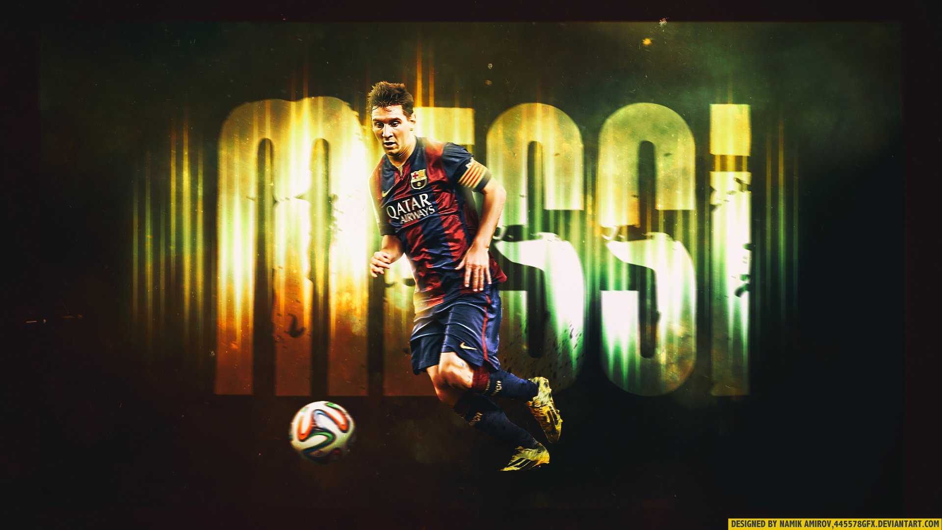 Lionel Messi HD Wallpaper by Namik Amirov