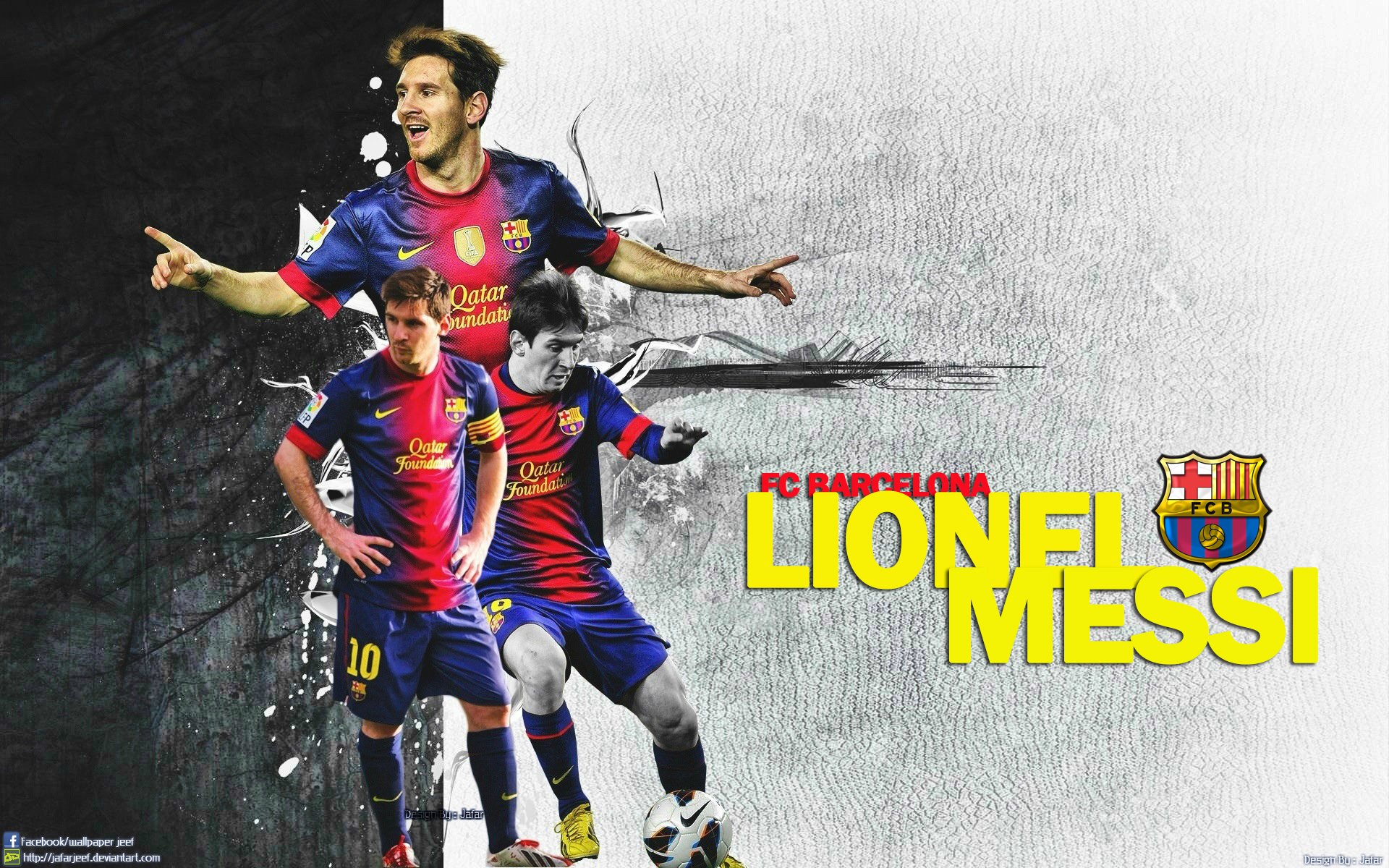 Lionel Messi HD Wallpaper by Jafar Jeef