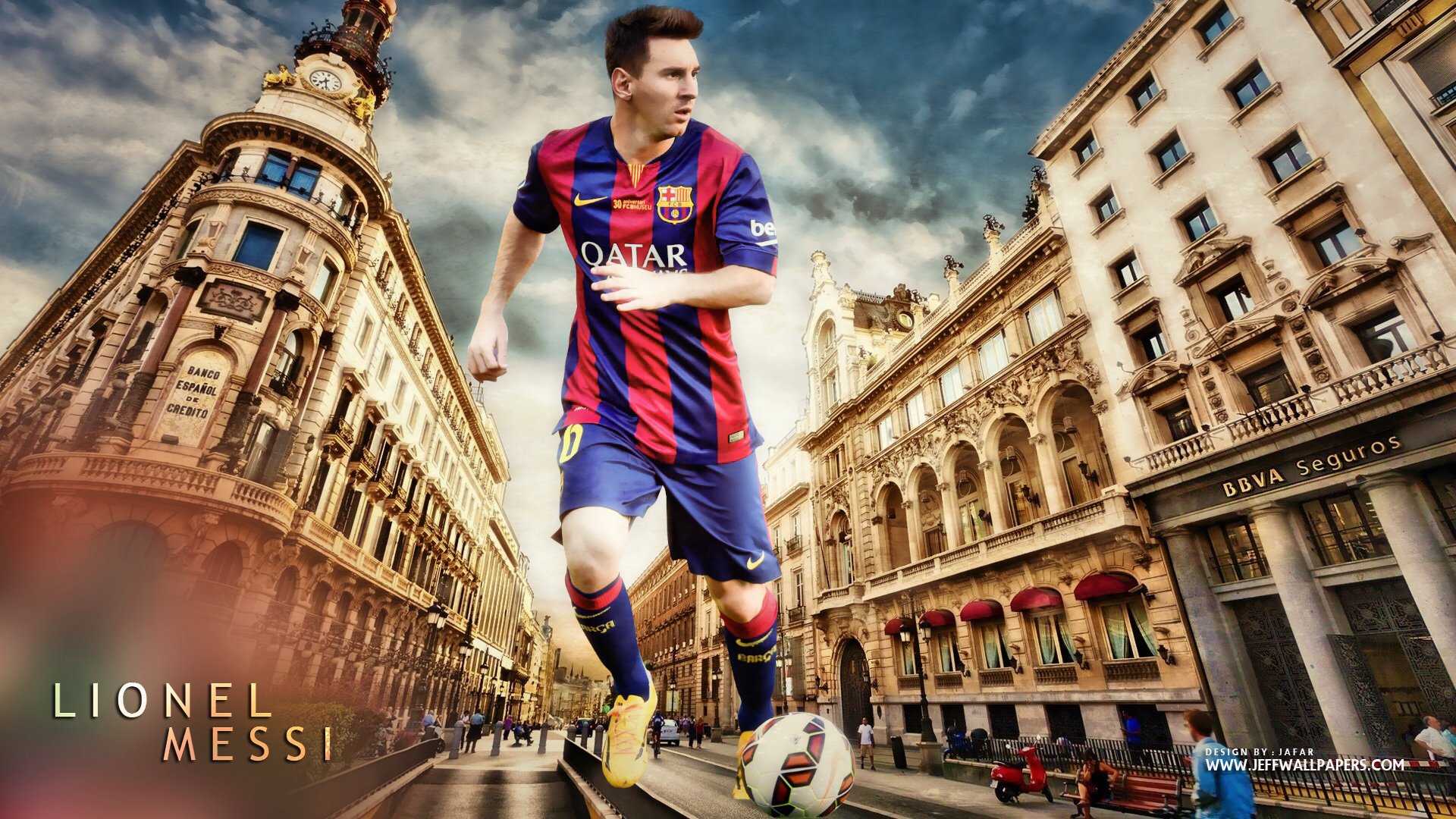 Lionel Messi HD Wallpaper by Jafar Jeef