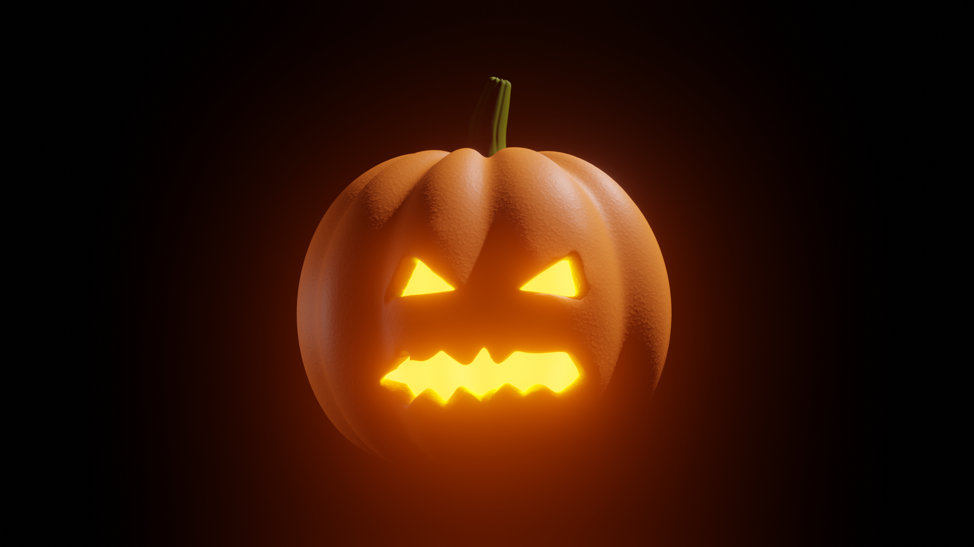 A haunted pumpkin for halloween by Le Geek Du Clavier