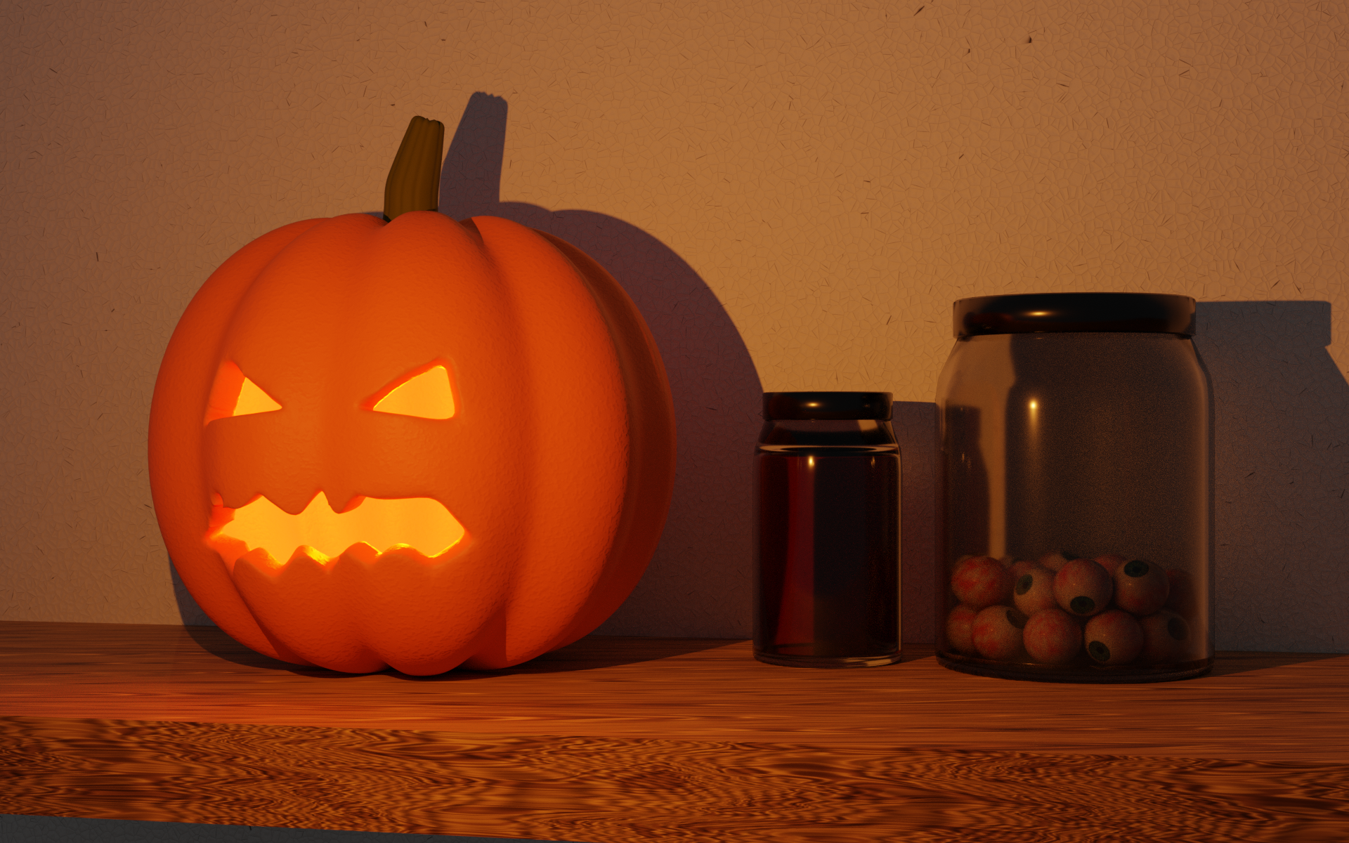 A scene for the halloween’s holiday by Le Geek Du Clavier