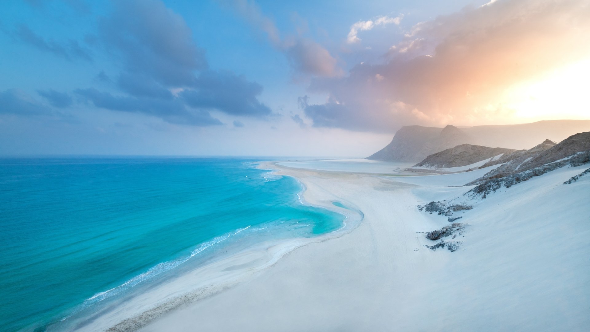 Beautiful sunrise above Detwah lagoon on the Socotra island, Yemen by Andrew Svk