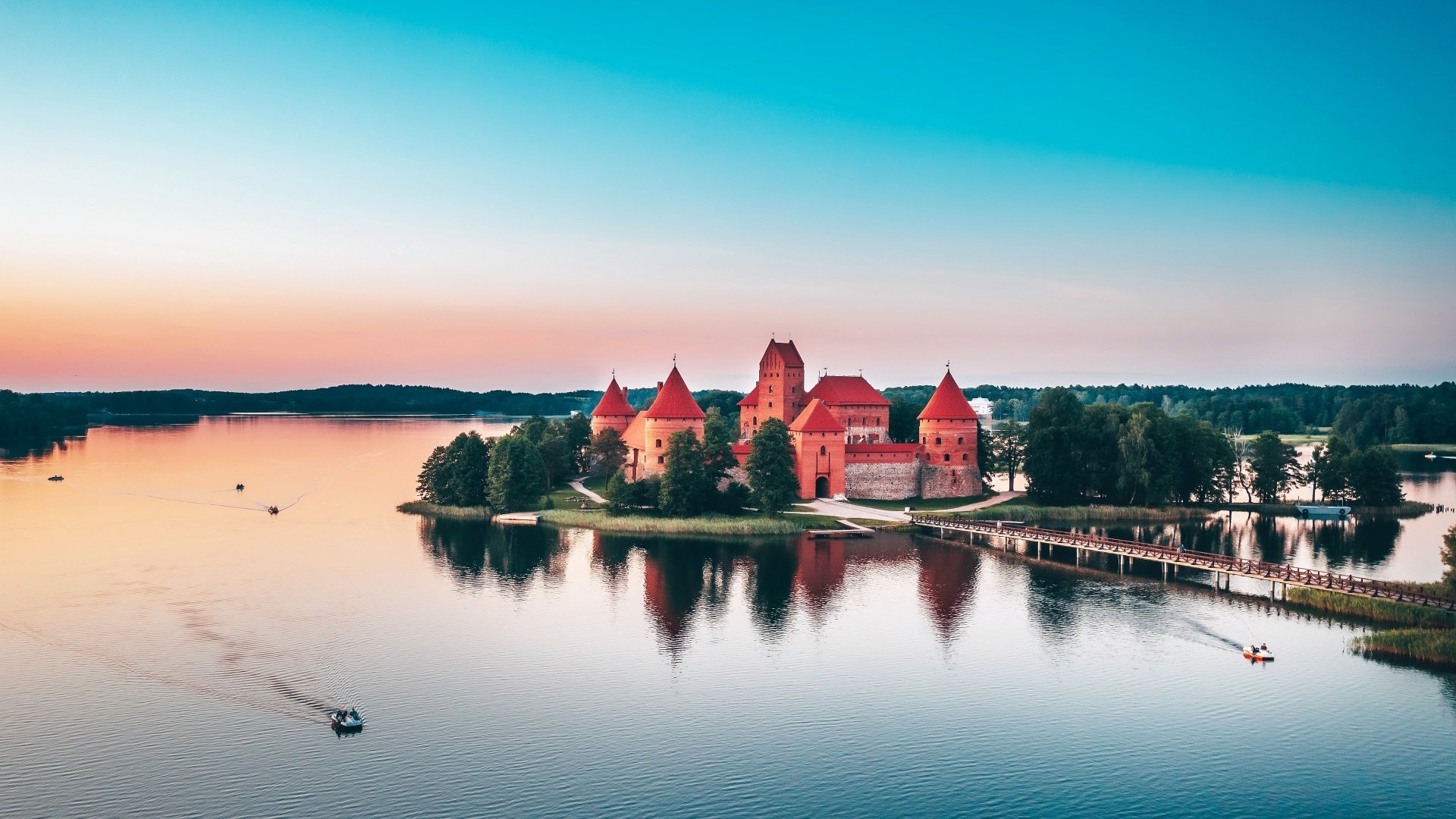 Trakai Island Castle 4k Ultra HD Wallpaper
