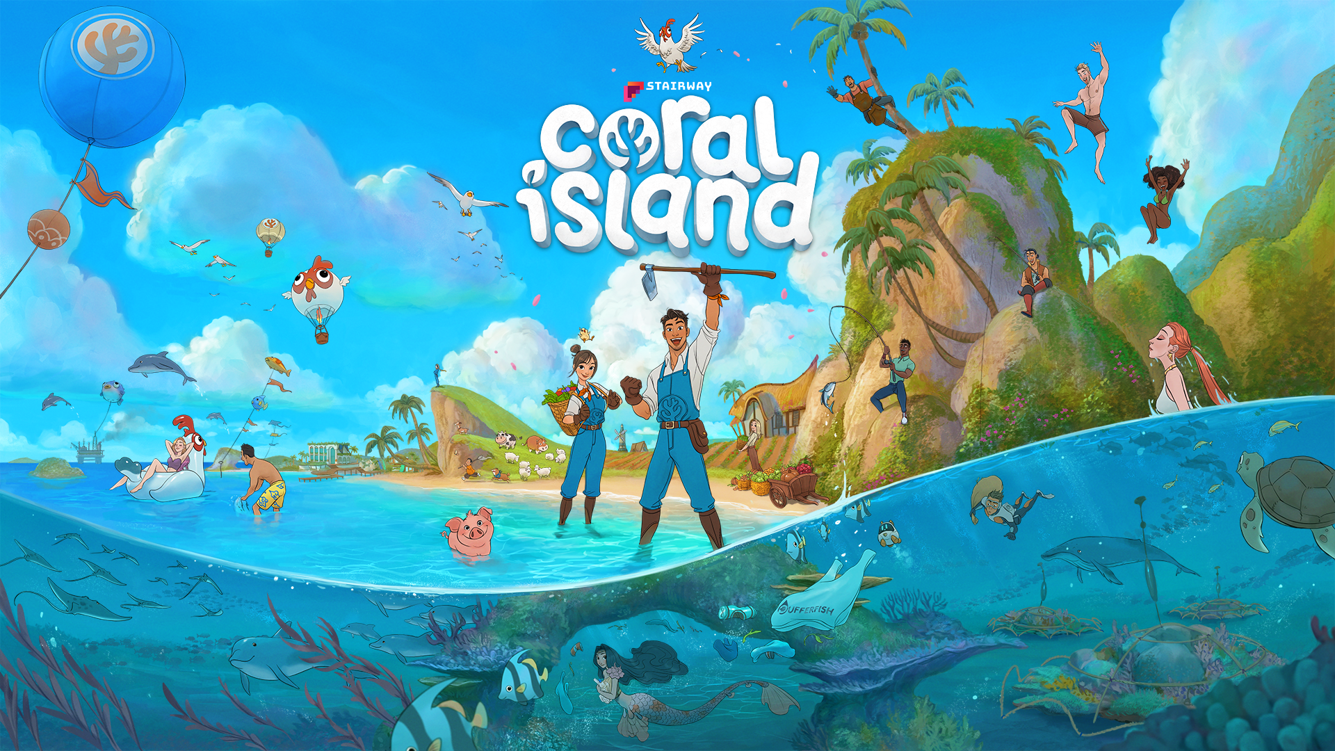 Coral Island HD Wallpaper
