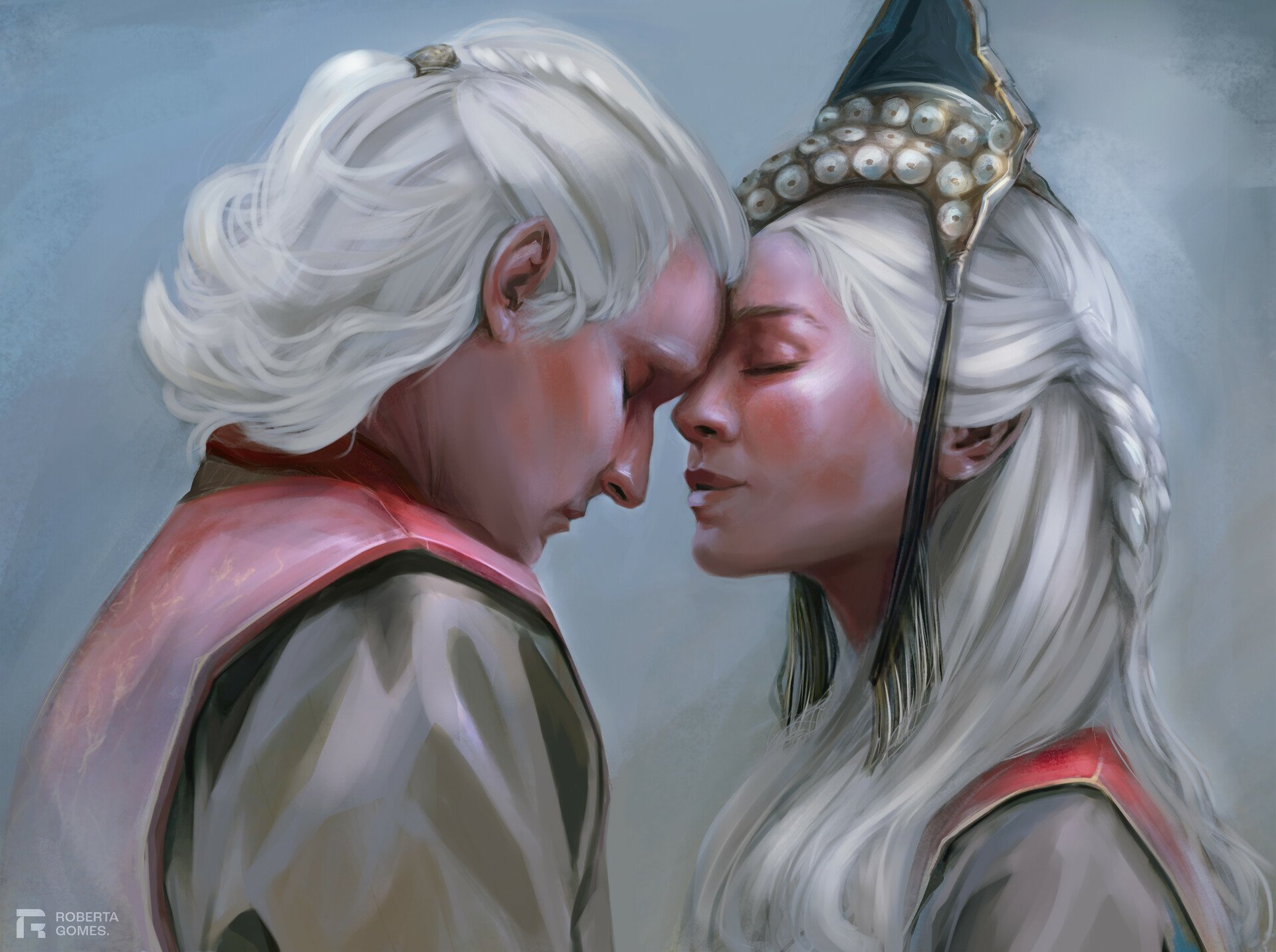 Rhaenyra & Daemon Targaryen by Roberta Gomes