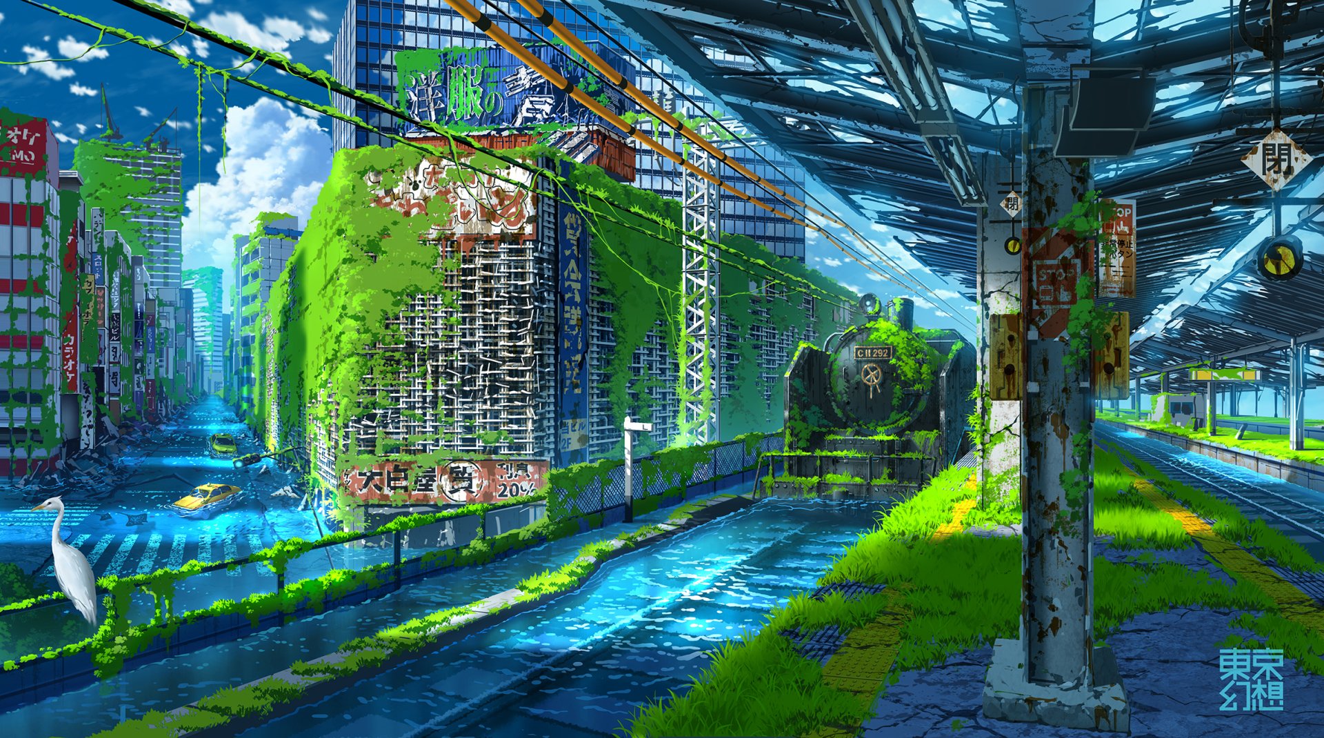 Anime Post Apocalyptic HD Wallpaper by tokyogenso