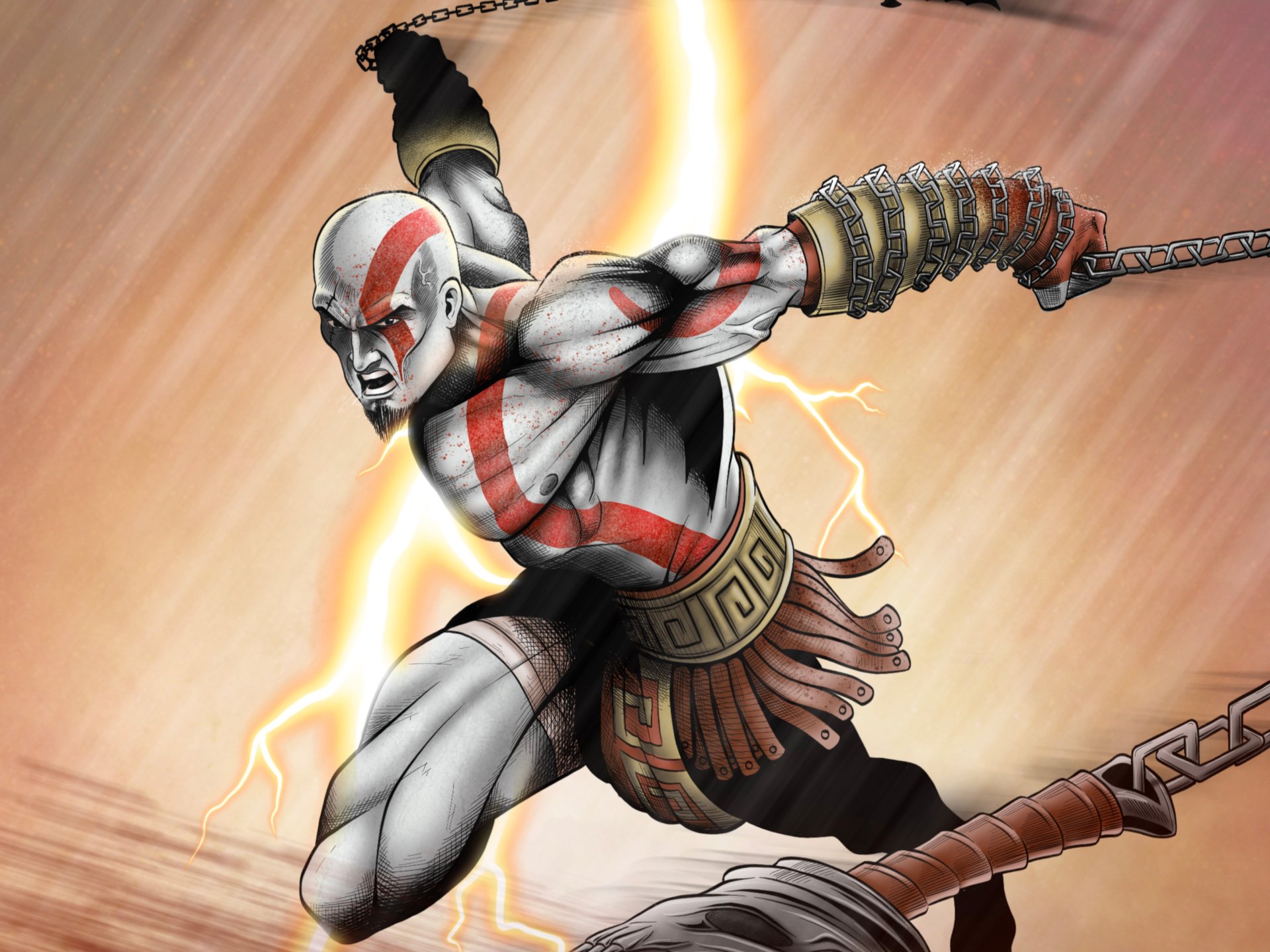 Kratos – God Of War by DJW Art