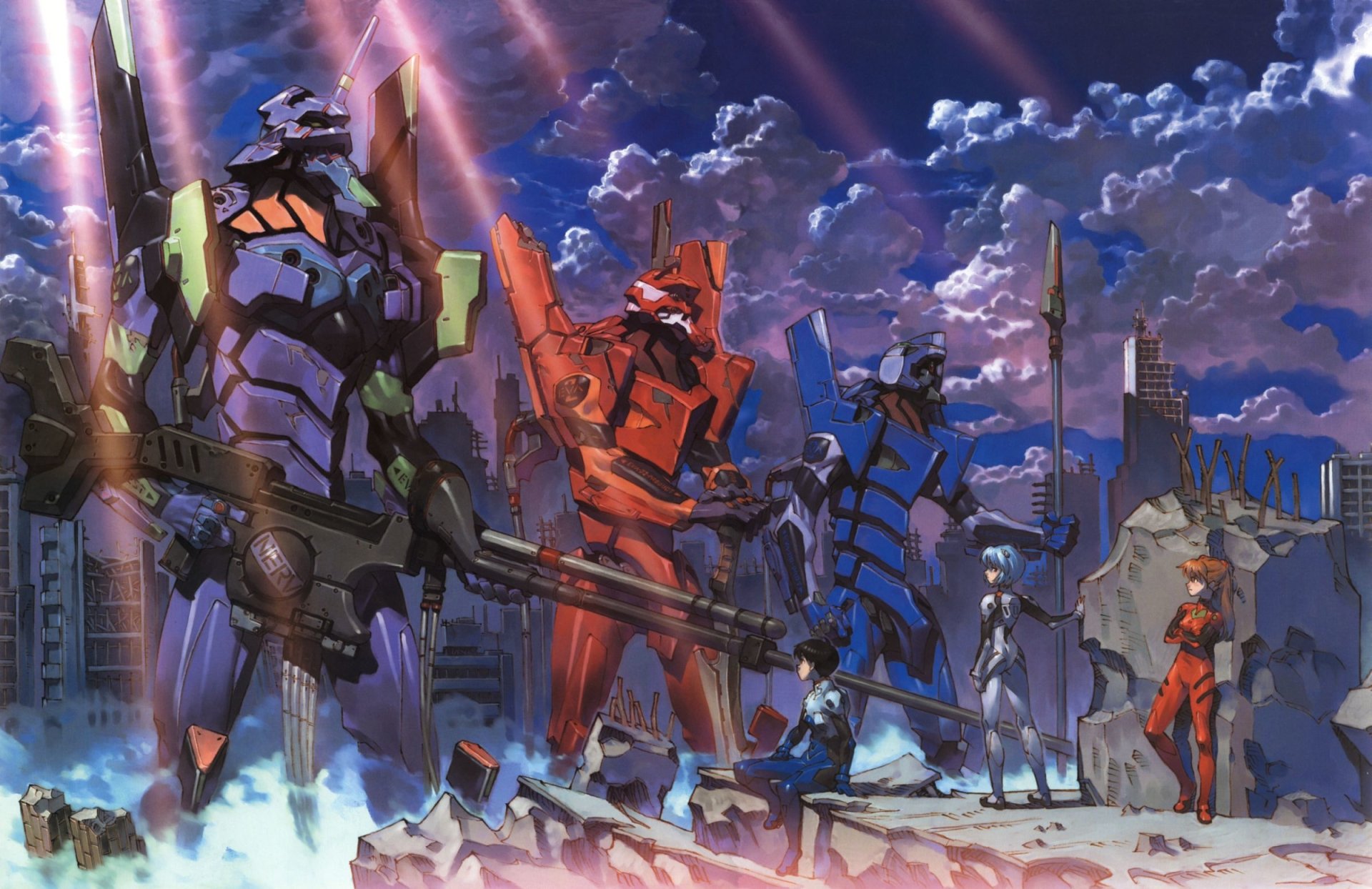 Anime Neon Genesis Evangelion HD Wallpaper