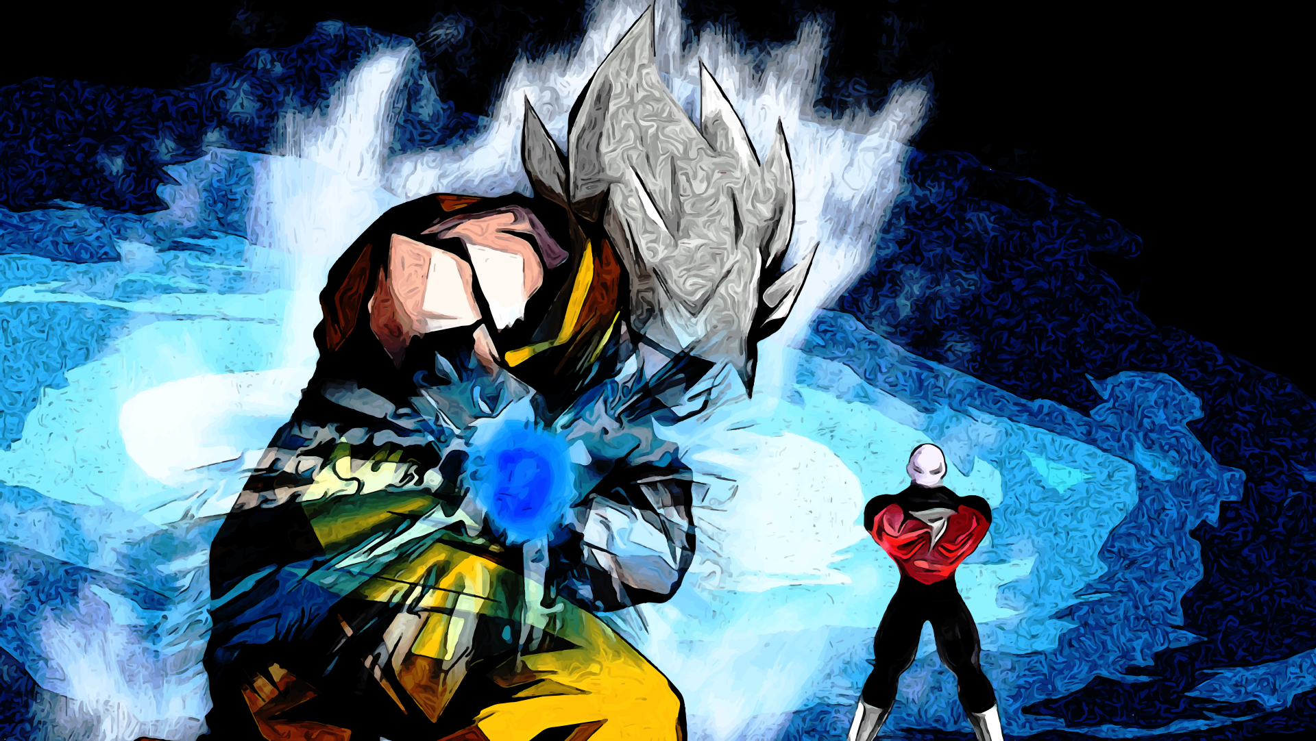 Goku vs. Jiren by ANi_