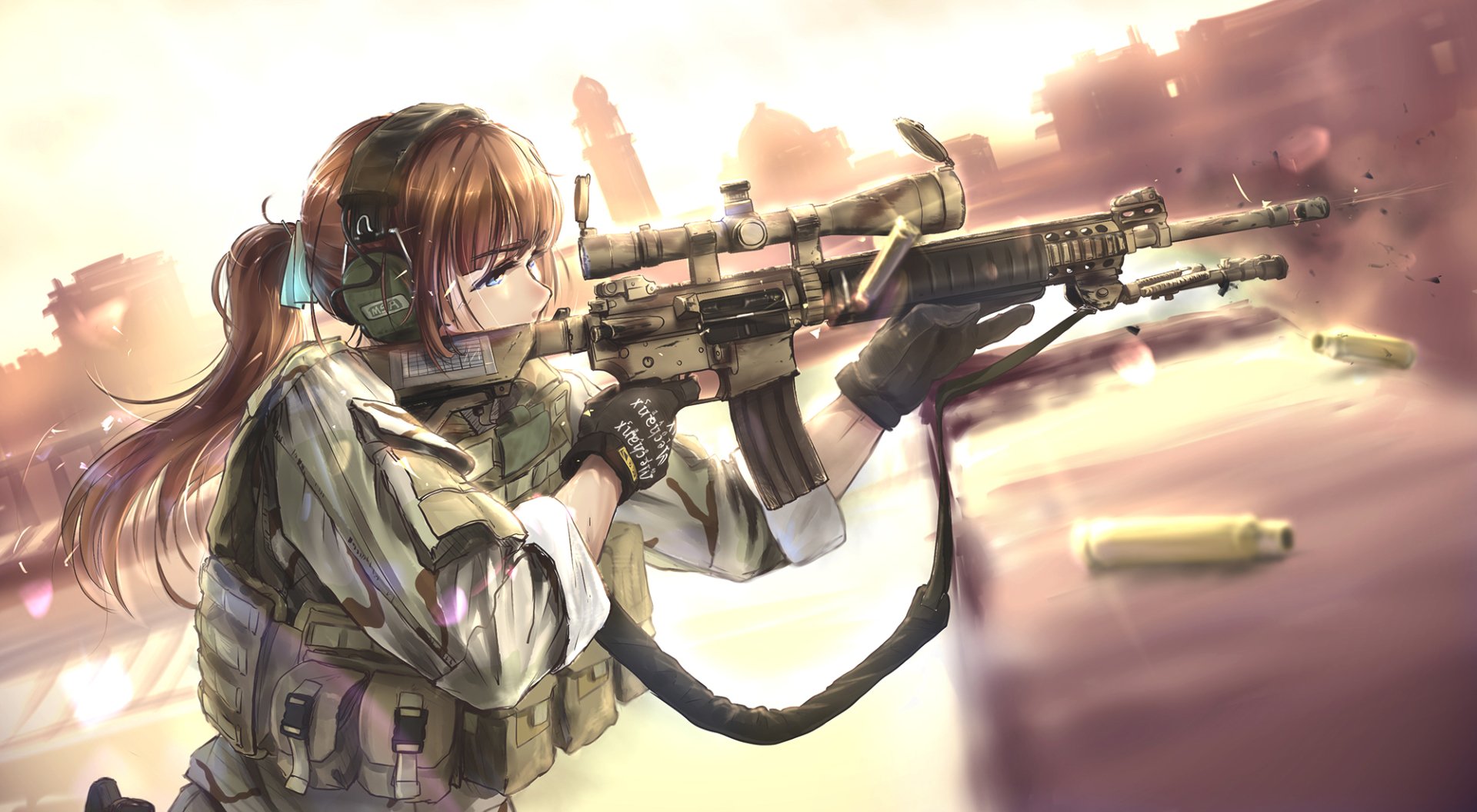 Anime Military HD Wallpaper by 炭涂