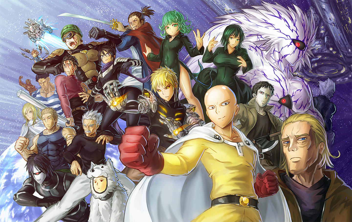 Anime One-Punch Man Wallpaper by Freeze-Ex