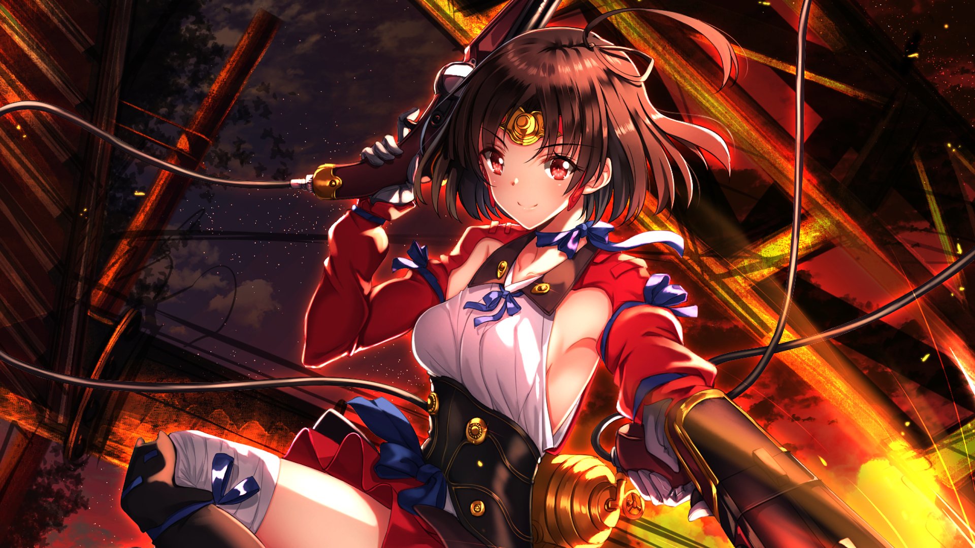 Anime Kabaneri of the Iron Fortress HD Wallpaper by 刃天 (pixiv)