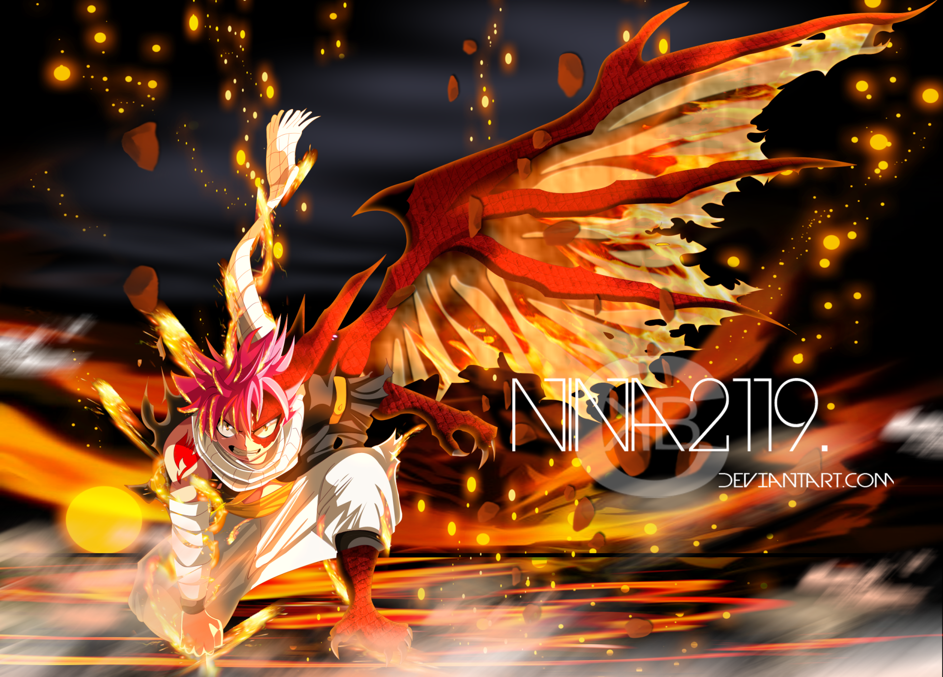 Natsu Dragonize by nina2119
